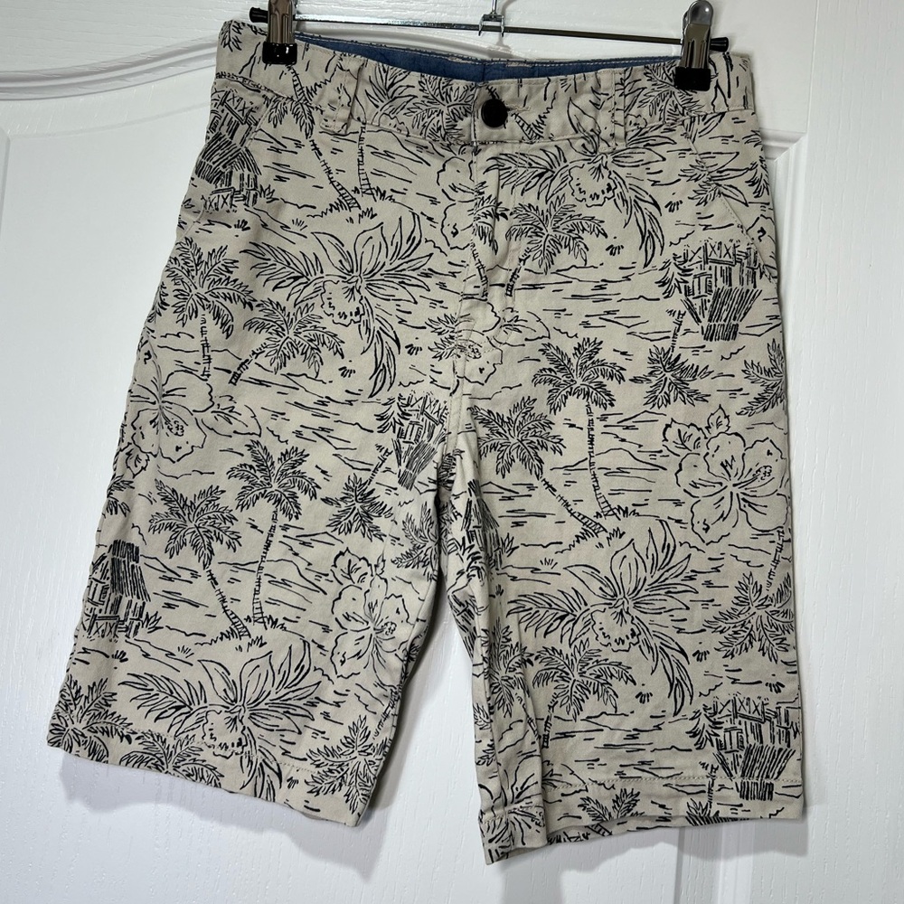 Tropical Print Boys Shorts Size 14